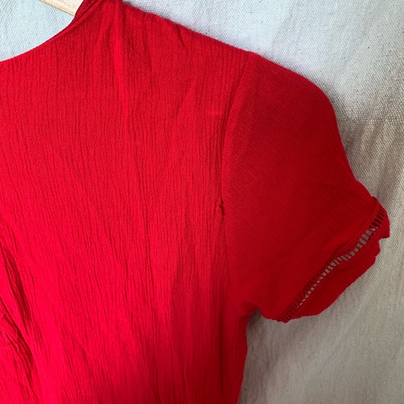 Lulus Red Shift Dress Pattern Size Small - Picture 3 of 4